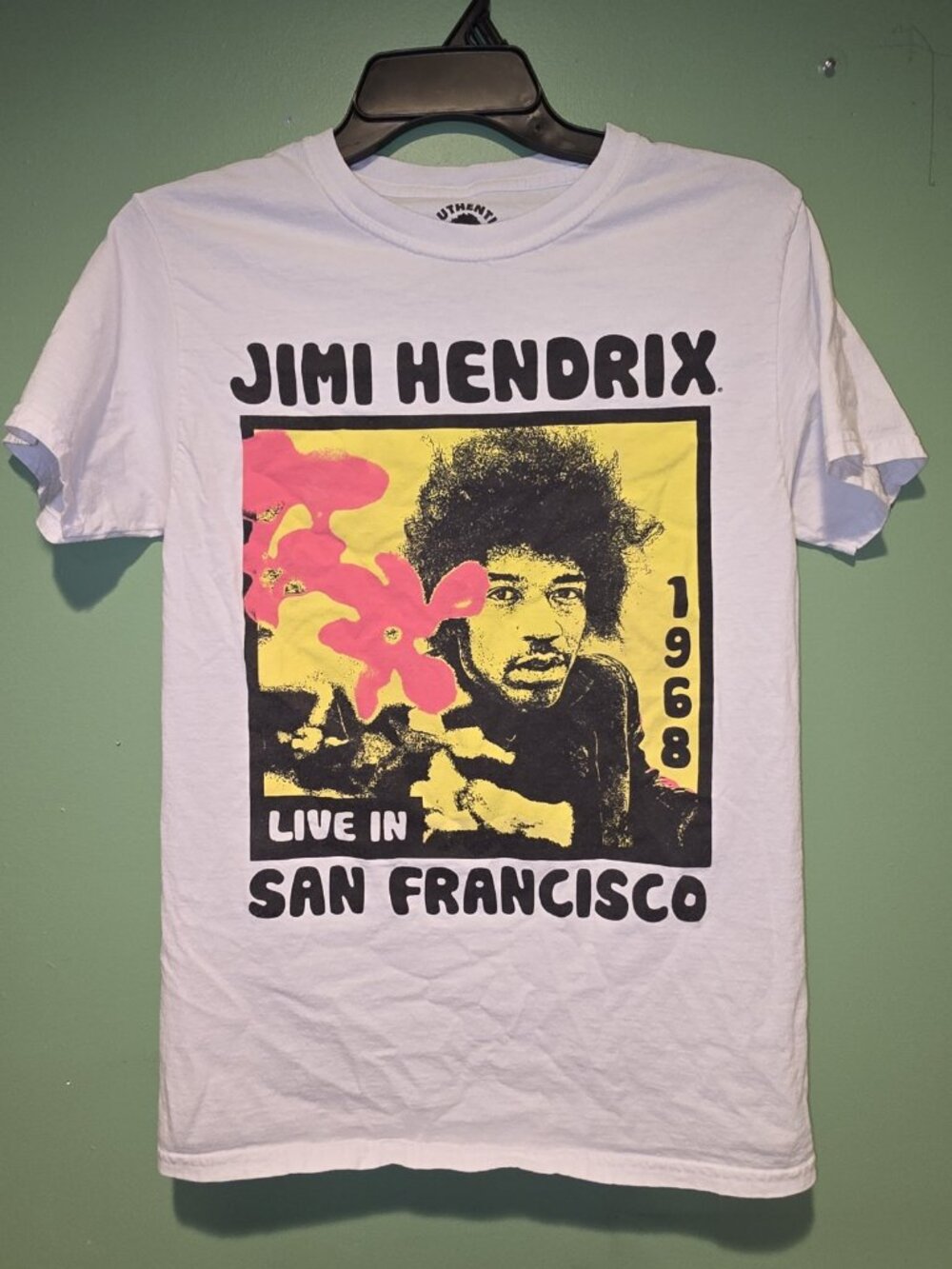 Jimi Hendrix T Shirt Mens Authentic Hendrix San Fransisco Concert Size Small